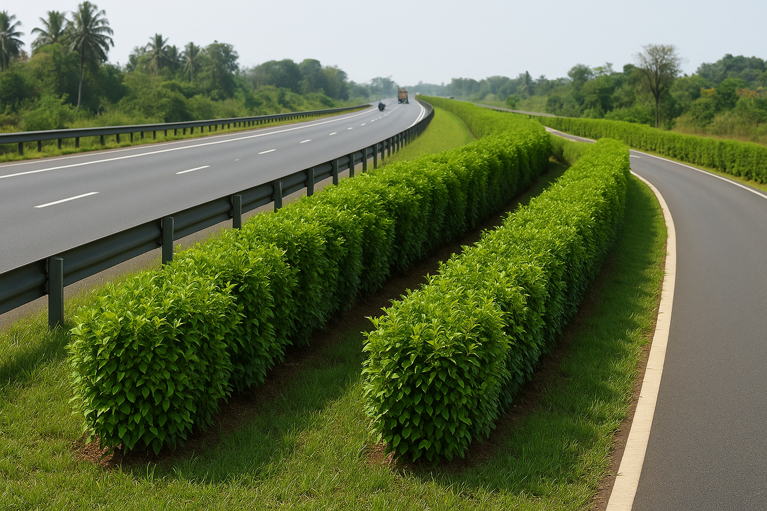 Green Safety Barrier- Generated by AI