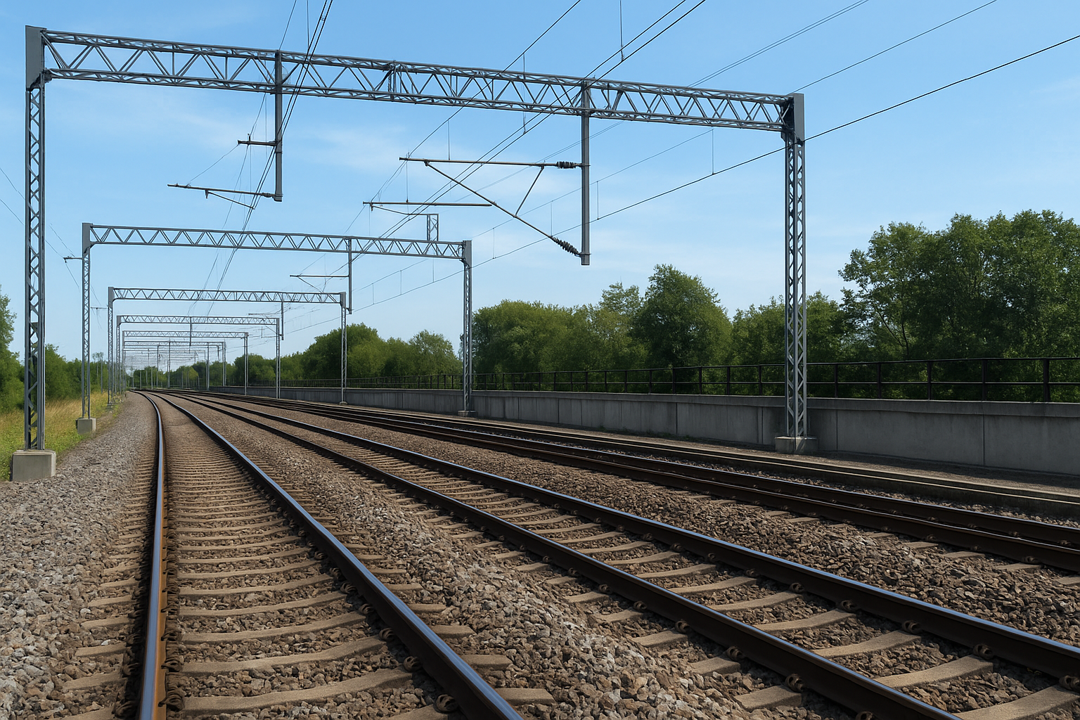 Railway Infrastructure generated by AI