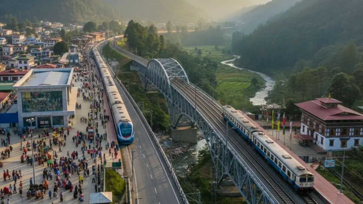 Bhutan to Get First-Ever Cross-Border Rail Links with India at ₹4,033 Crore